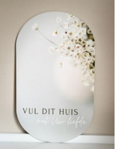 Muurvorm- Vul dit huis met...