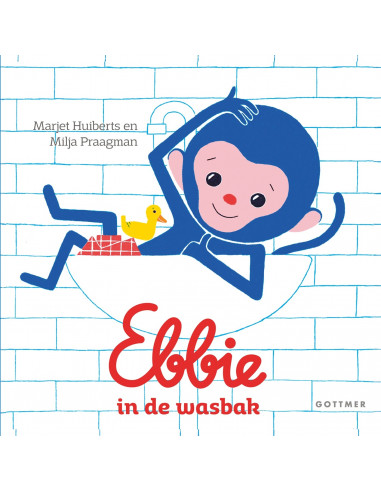 Ebbie in de wasbak