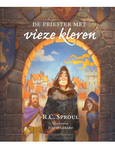 Priester met vieze kleren