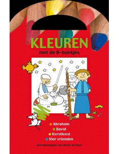 Kleurboek B-boekje rood