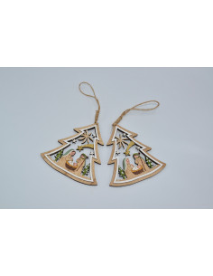 Wooden nativity hanger...