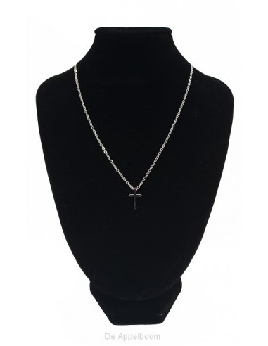 Ketting kruisje xs zilver