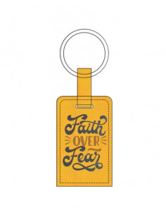 Luxleather keyring Faith...