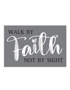 Floor mat Walk by faith pvc...