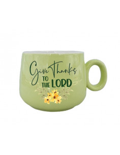 Ceramic Mug Give thanks to...