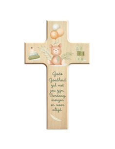 Houten kruisje Gods goedheid