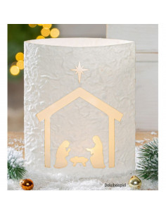 Led-Papierlantraarn Kribbe