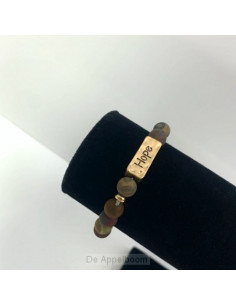 Armband natuursteen hope...