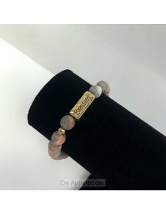 Armband natuursteen blessed...