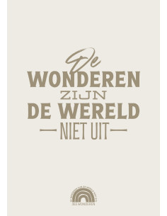 Wonderen zijn de wereld...