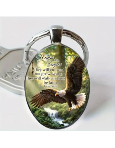 Keyring metal/epoxy Eagle...