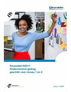 Keuzedeel K0211 ondernemend...