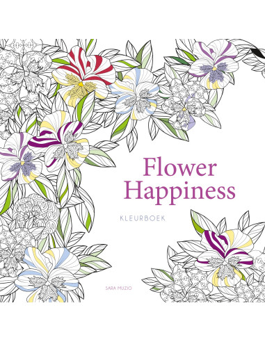 Flower Happiness - Kleurboek