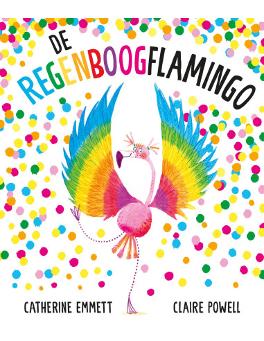 De regenboogflamingo