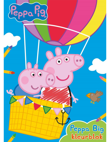 Peppa Big kleurblok