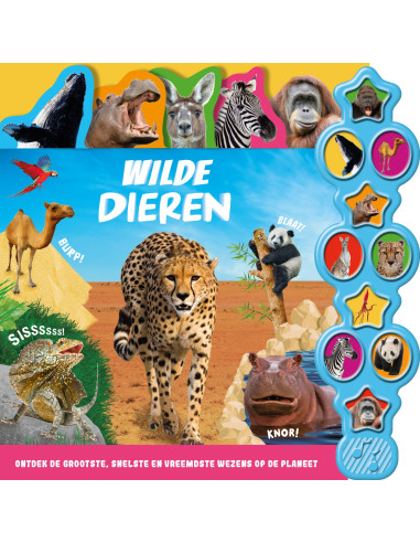 Wilde dieren - 10-geluidenboek