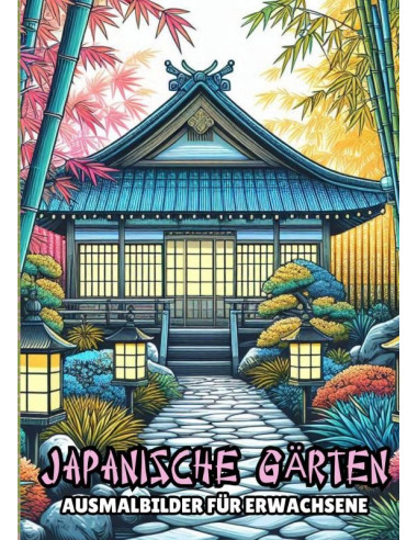 Ausmalbilder für Erwachsene - Japanische