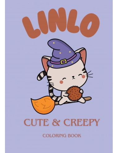 Cute & Creepy Coloring Book