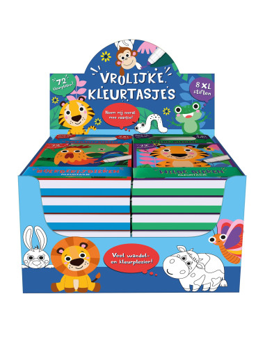 Display Kleurtasjes XL 2 x 6 ex.