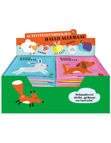 Display Hallo allemaal activiteitenboekj