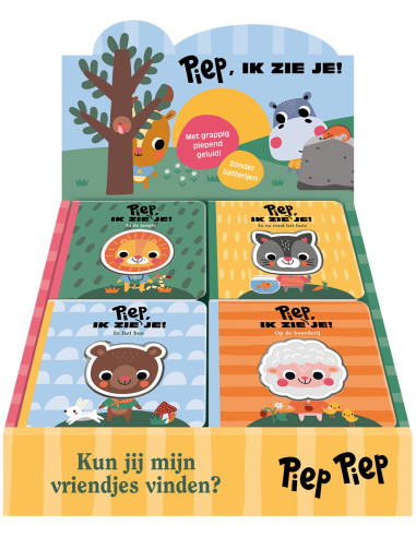 Display Piep - ik zie je! 4 x 4 ex.