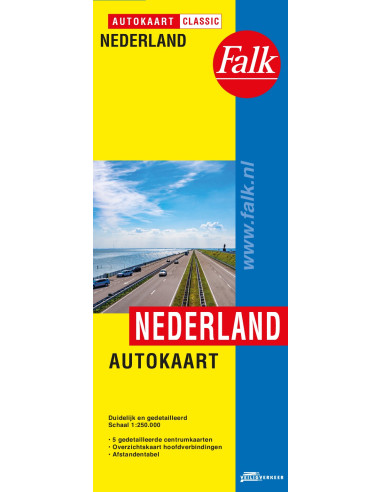 Autokaart Nederland Classic