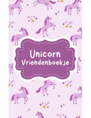 Unicorn Vriendenboekje Meisje