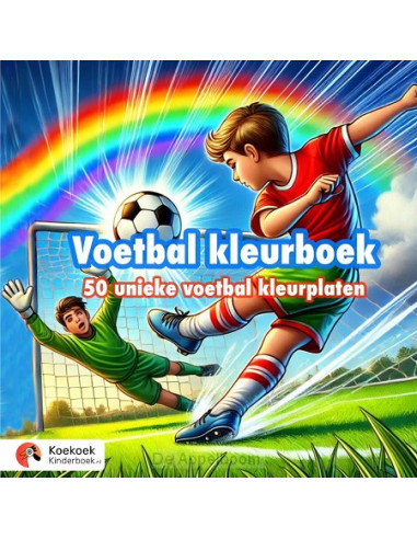 Voetbal kleurboek voor kinderen