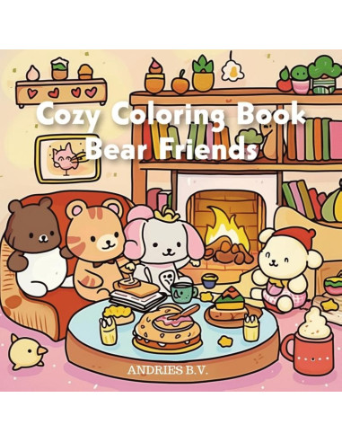 Cozy Coloring Book - Bear Friends