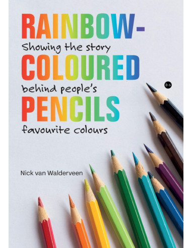 Rainbow-coloured pencils