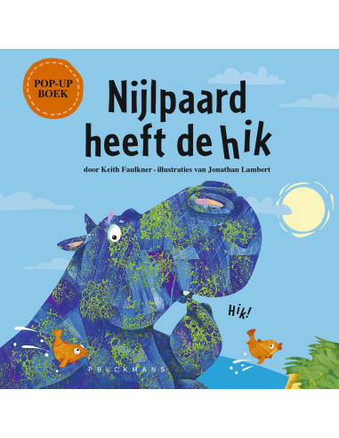 Nijlpaard heeft de hik