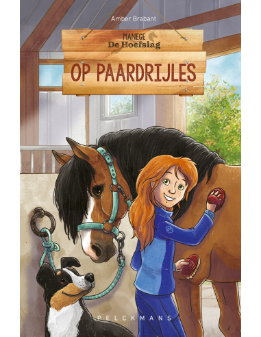 Op paardrijles