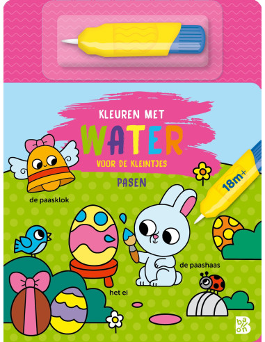 Kleuren met water voor de kleintjes: Pas