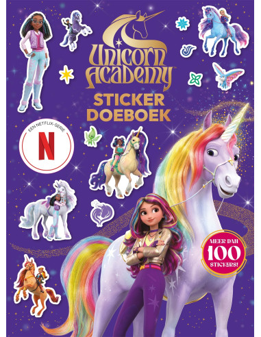 Unicorn Academy sticker doeboek