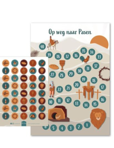 Aftelkalender Pasen - Studio Stien