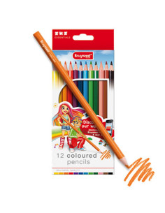 Bruynzeel 12 coloured pencils