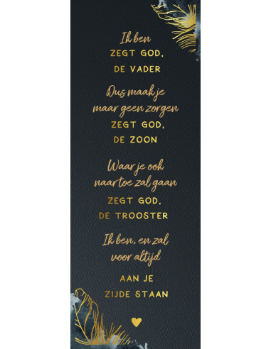 Boekenlegger Ik ben zegt God, de Vader