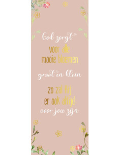 Boekenlegger God zorgt voor...