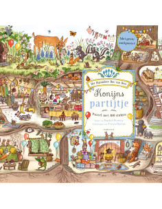 Konijns partijtje puzzel