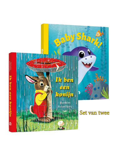 Pakket met Ik ben een konijn en Baby sha