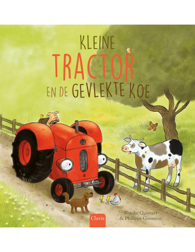 Kleine Tractor en de gevlekte koe