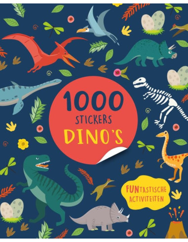 1000 stickers dino's