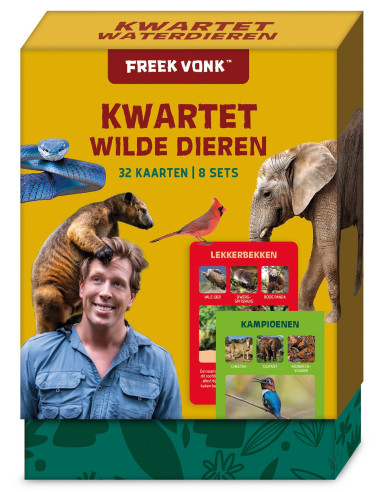 Kwartet wilde dieren
