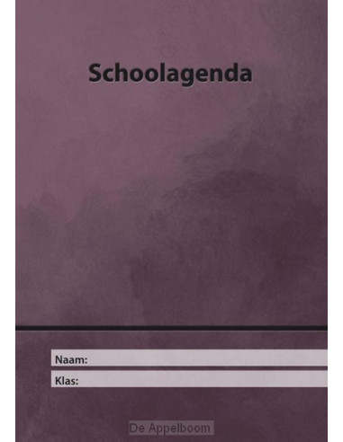 schoolagenda 17x24 - niet gedateerd