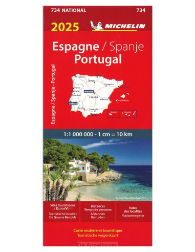 Michelin 734 Spanje Portugal 2025
