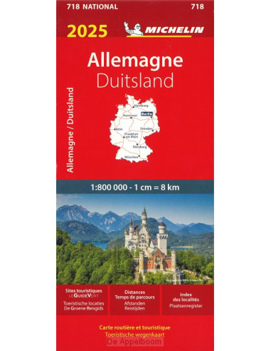 Michelin 718 Duitsland 2025