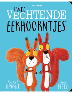 Twee vechtende eekhoorntjes
