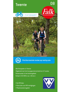 Falk VVV Fietskaart 08 Twente