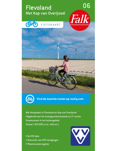 Falk VVV Fietskaart 06 Flevoland