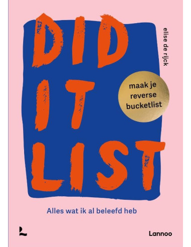 Did it list: maak je reverse bucketlist